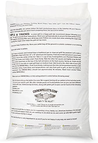 CookinPellets 40-Pound Premium Genuine Hickory Hardwood Grill Smoker Wood Pellets, No Bark, Fillers, and Flavor Oils, for Meat and Veggies (2 Pack) - Image 3