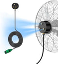 Magnetic Outdoor Misting Fan Kit for Patio, Backyard, Pool by Ehiair