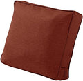 Classic Accessories Montlake FadeSafe Patio Lounge Chair/LoveSeat Back Cushion, 25 x 15 x 4 Inch, Heather Henna, Patio Furniture Cushions by ClassicAccessories