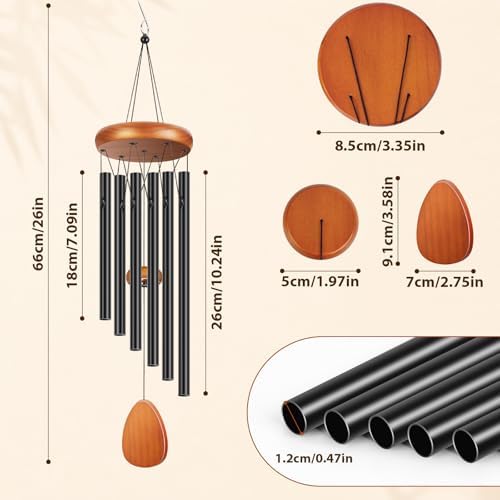 Winzwon Wind Chimes for Outside, House Warming Gifts for Women - Image 2