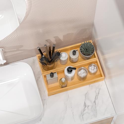 Bamboo Kitchen Drawer Organizer, Deep 2-Pack, 14" x 5" x 2.5" - Image 7