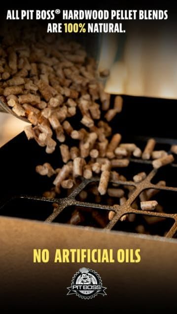 Pit Boss 40-Pound Bag of 100% Natural Hardwood Competition Blend BBQ Grilling pellets - Image 4