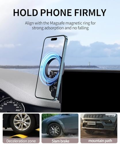 Car Phone Holder for Audi A4/S4/A5/Q5 2018-2019 7" Screen Magsafe Mount - Image 4