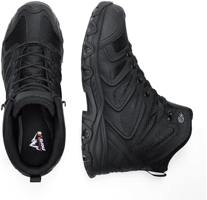 NORTIV 8 Men's Ankle High Waterproof Hiking Boots - Image 5