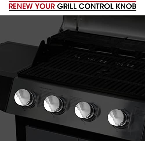 Unicook Grill Control Knobs for BBQ Grills with D-Shaped Shaft, 4 Pack - Image 6