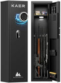 3-5 Long Gun Safe, Anti-Pry Cabinet for Scoped Rifles & Shotguns by KAER