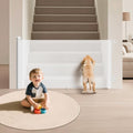 Extra Wide Retractable Baby Gate 34" Tall Fits Up to 71" Wide White by Unknown