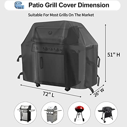 OutdoorLines Waterproof Heavy Duty BBQ Grill Cover - Image 2