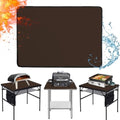 Heat Resistant Mats for Countertop fits Tabletop Grill, 31x24x0.04in, Brown by Amerbro