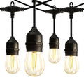 Banord Outdoor String Lights 96FT(2x48FT), Commercial Grade Patio Lighting by Banord