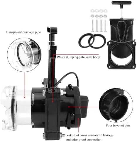 banapoy RV Gate Valve, RV Sewer Waste Valve Gate Replacement - Image 5