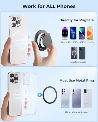 SUPERONE Dual-Sided Magnetic Ring Holder for Gym MagSafe Stand & Phone Grip - Image 5