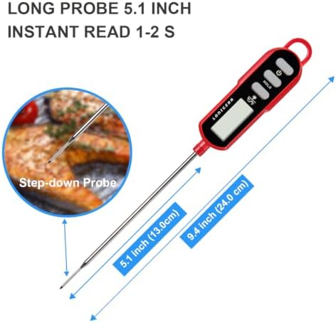 LONICERA Digital Cooking Thermometer for Sourdough Bread, 5-Inch Probe - Image 5