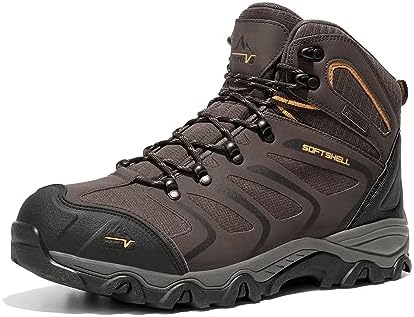 NORTIV 8 Men's Ankle High Waterproof Hiking Boots by NORTIV8