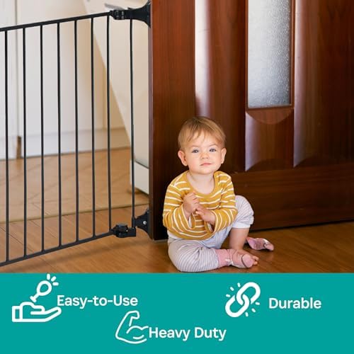 KidCo Configure and Hearth Gate Extensions (24", Black) - Image 3