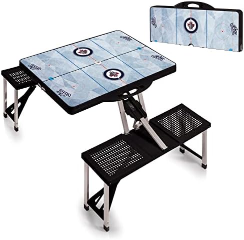 NHL Tampa Bay Lightning Portable Folding Picnic Table with Seating for 4 - Image 4