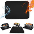 16" x 20" Rectangular Grill Mat, Fire Pit Mat Fireproof Under Grill Mat Oil-Proof Waterproof BBQ Pad for Outdoor Grill Accessories, Heat Resistant Protective Deck and Patio Mat Fire Resistant Pad by Tirifer