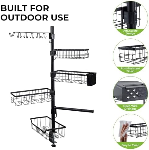 UFORU Griddle Caddy Organizer Compatible with Blackstone Griddles for BBQ - Image 4