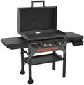 Blackstone 2311 Iron Forged 28” Omnivore Griddle with X-Braced Hood, Powder Coated Steel, Black by Unknown