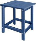 GARDENSTAR Outdoor Side Tables Adirondack, HDPE Small Table for Patio,Outside End Table for Porch, Deck, Pool, Weather Resistant/Easy Maintenance by GARDENSTAR