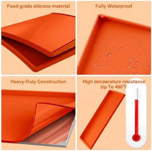 BANGIE 28"XL Silicone Griddle Mat for Blackstone, Anti-Rust Full-Wrap Cover - Image 6