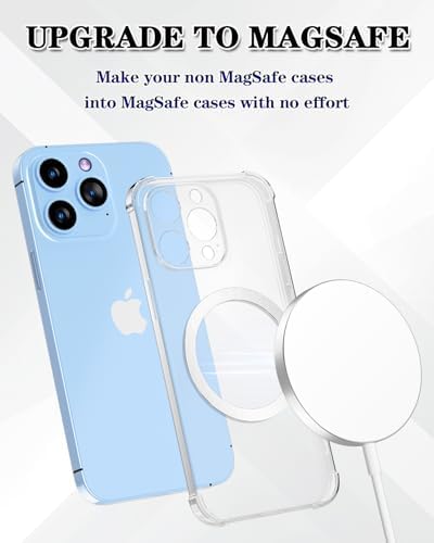 KALAPOP Metal Ring 10PCS,Ultra-Thin(0.4mm) for MagSafe Sticker,Magnetic Adapter,Phone Cases&Wireless Charger,Compatible with iPhone 17/Air/16/15/14/13,Galaxy S24/S23/S22/Kindle (Silver 10PCS) - Image 2