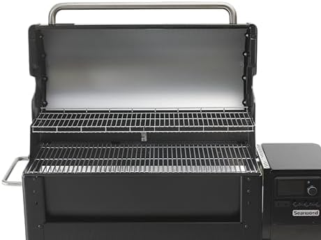 Weber Searwood™ XL 600 Wood Pellet Smoker Grill, 36 inches – Wi‑Fi & Bluetooth‑Enabled Outdoor Grill for Smoking, Searing, Rapid React PID & Cooking up to 600°F, Black - Image 4
