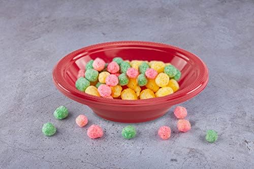 DecorRack 24 Red Plastic Bowls, 7 in Disposable 12 oz Bowl - Image 3
