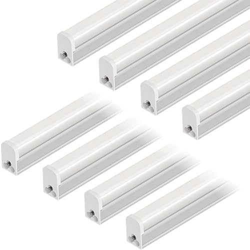 LED Shop Light for Garage, T5, 2FT, 10W, 1100LM, 5000K, 8 Pack by VShapeLED