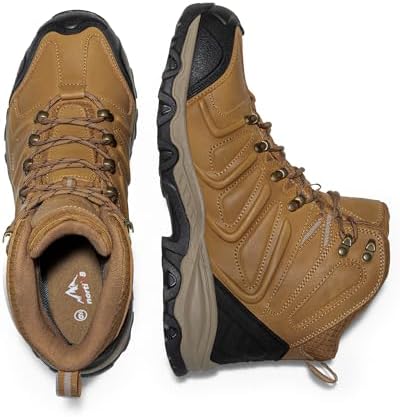NORTIV 8 Men's Ankle High Waterproof Hiking Boots - Image 5