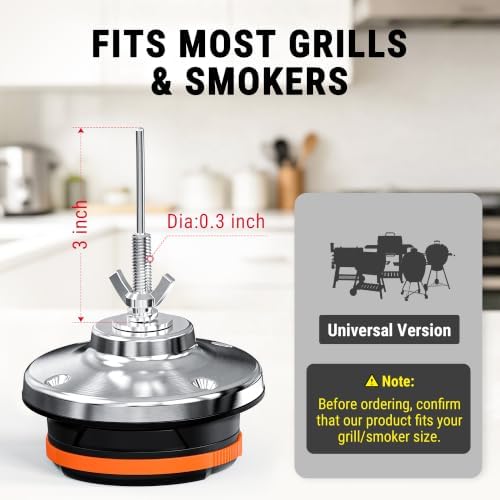 TempPro TempGauge Bluetooth Grill Thermometer with LCD Display & App Alerts - Image 3