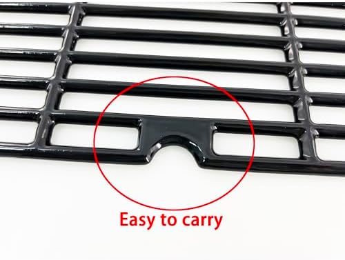 Parts DC121 16 7/8" Polished Porcelain Coated Cast Iron Grill Grates Replacement for Charbroil 463432215, 463436213, 463436214, 463436215, 463441312, 463441514, Thermos 461442114 Grills - Image 6