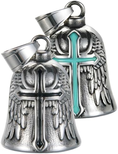 Motorcycle Bell Guardian Angel Gremlin Lucky Charm Gift For Riders by CTZSRGuardianAngelGoodLuckBells