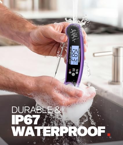 Meat Thermometer Digital, Food Thermometer for Cooking, Purple - Image 6