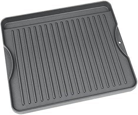Uniflasy Reversible Cast Iron Griddle for Camp Chef Stoves, 14" x 16" by Uniflasy