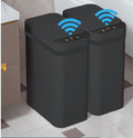 2 PACK - Touchless Bathroom Trash Can - Skinny Motion Sensor Trash Bin by Yatmung