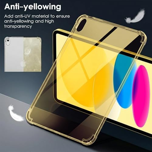 Clear Yellow Case for iPad (A16) 11th/10th Gen 11/10.9 inch 2025/22 - Image 3