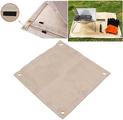 Fire Pit Mat 11.8 x 11.8in Fireproof Blanket Under Grill Mat - Image 7