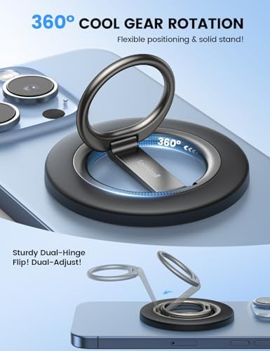 Lamicall for MagSafe Magnetic Phone Ring Grip - 360° Rotation Stand Holder - Image 3