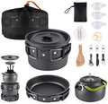 aiGear Camping Cookware with Pot Pan Kettle Cutlery Tableware 1-2 People by aiGear