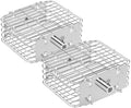 onlyfire Stainless Steel Rotisserie Basket Set BBQ Grilling Basket, 2pcs by onlyfire