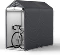 3x6 Ft Outdoor Storage Shelter, Heavy Duty Waterproof Portable Shed with Roll-up Zipper Door and Ventilated Windows for Motorcycle, Bike, Tools Gray by 10x10FTHardtopWoodGazebo