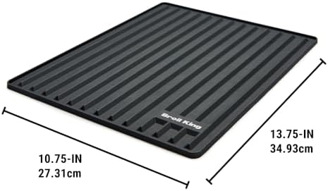 Broil King 60007 Silicone Side Shelf Mat, Magnetic Design Regal Pellet, Black - Image 3