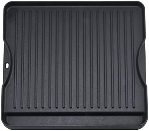 GGC Reversible Cast Iron Grill Griddle for All Camp Chef 14" and 16" Stoves, Double Side Griddle for Camp Chef Explorer 2-Burner, 3-Burner, Single Burner Stove, Cooking Surface 14" x 16" by GGCProducts