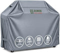 Zober BBQ Grill Cover - 64 Inch Waterproof Double Layered Fits Weber Gas Grill Cover Charbroil Grill & Smoker - Gas Grill Covers w/ Air Vents, Dual Handles - 600D Oxford Fabric, Gray by ZOBER