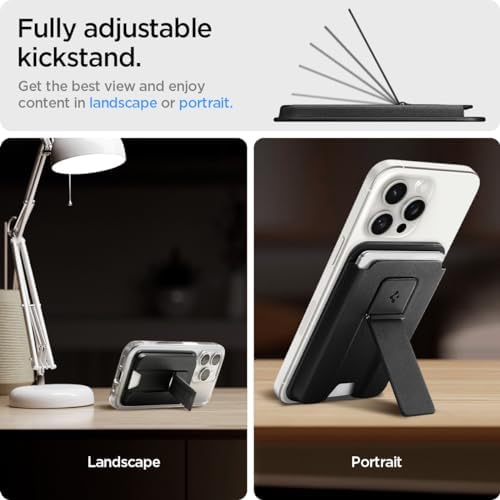 Spigen for MagSafe Wallet, Holds 3 Cards, Strong Magnet, Smart Fold 2 - Image 6