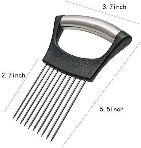 Stainless Steel Onion Holder for Slicing,Onion Slicer Holder,Kitchen Gadget - Image 2