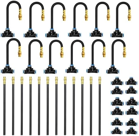 Bluepro Drip Irrigation System with 360° Adjustable Copper Nozzles by Bluepro