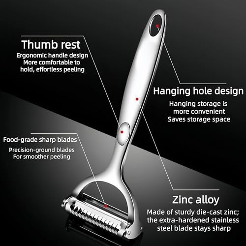 Multifunction Vegetable Peeler Julienne Peeler for Kitchen - Image 5