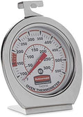 Rubbermaid Commercial Products Stainless Steel Monitoring Thermometer, Safe for Inside Oven/Grill/Smoker, 60-580°F Range, Easy to Read Food Thermometer For Food Resturant/Home Cooking by RubbermaidCommercialProducts